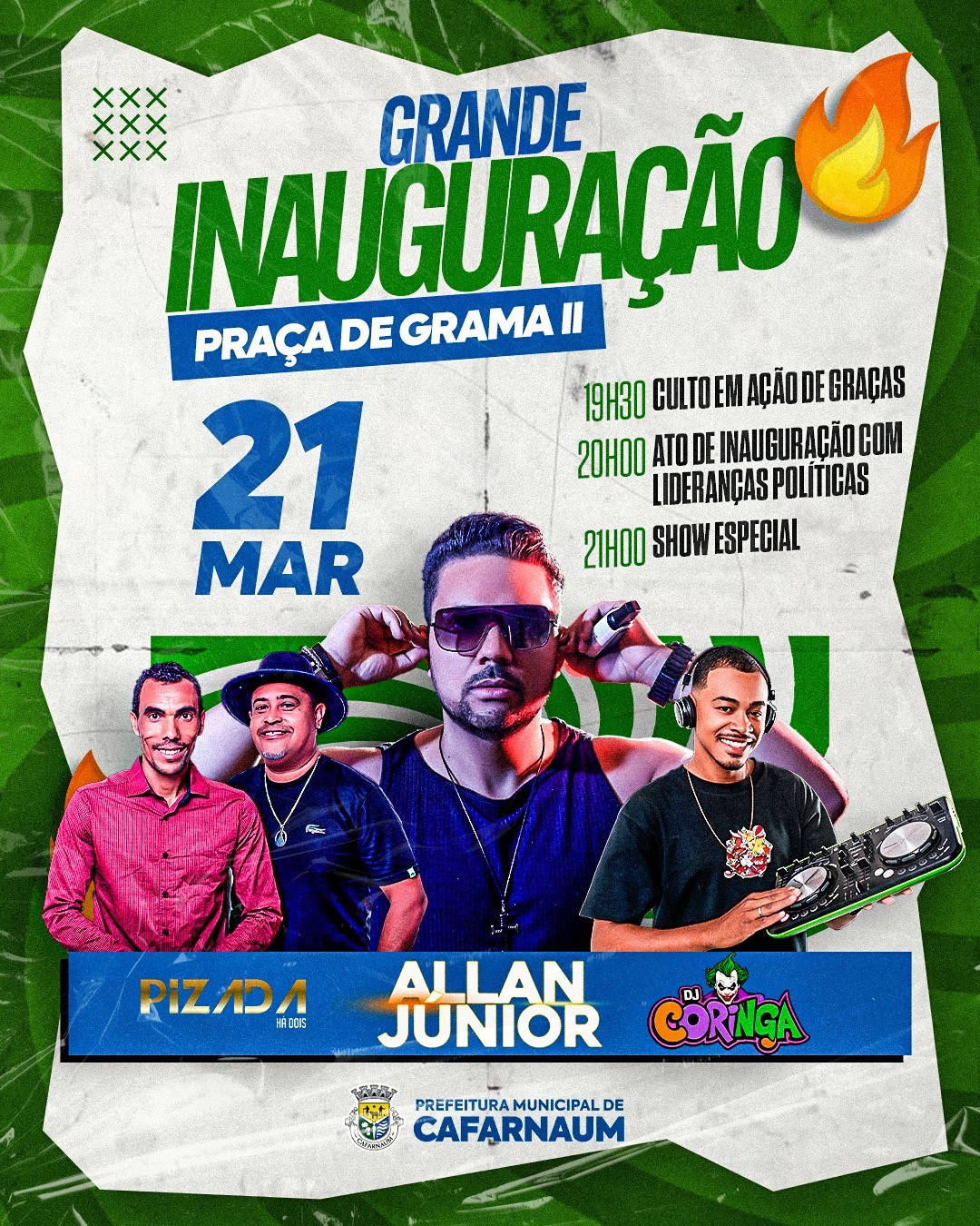 INAUGURAÇÃO DA PRAÇA NO POVOADO DE GRAMA II