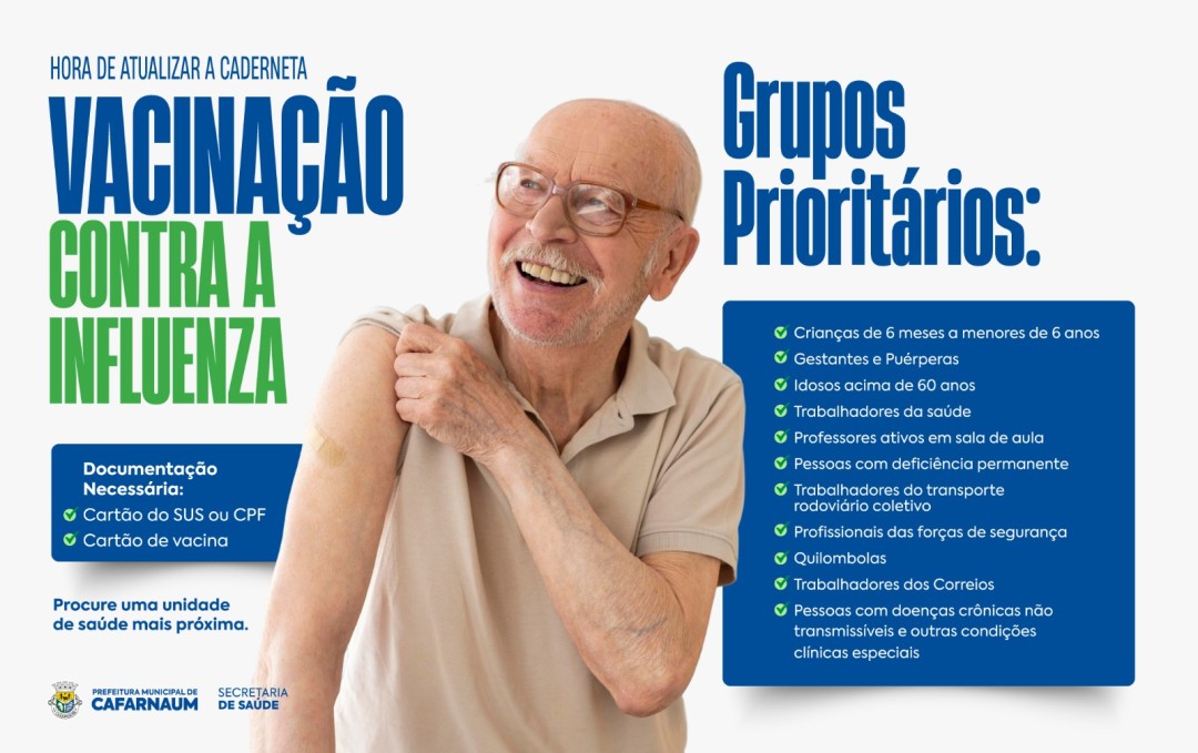 VACINAÇÃO CONTRA A INFLUENZA